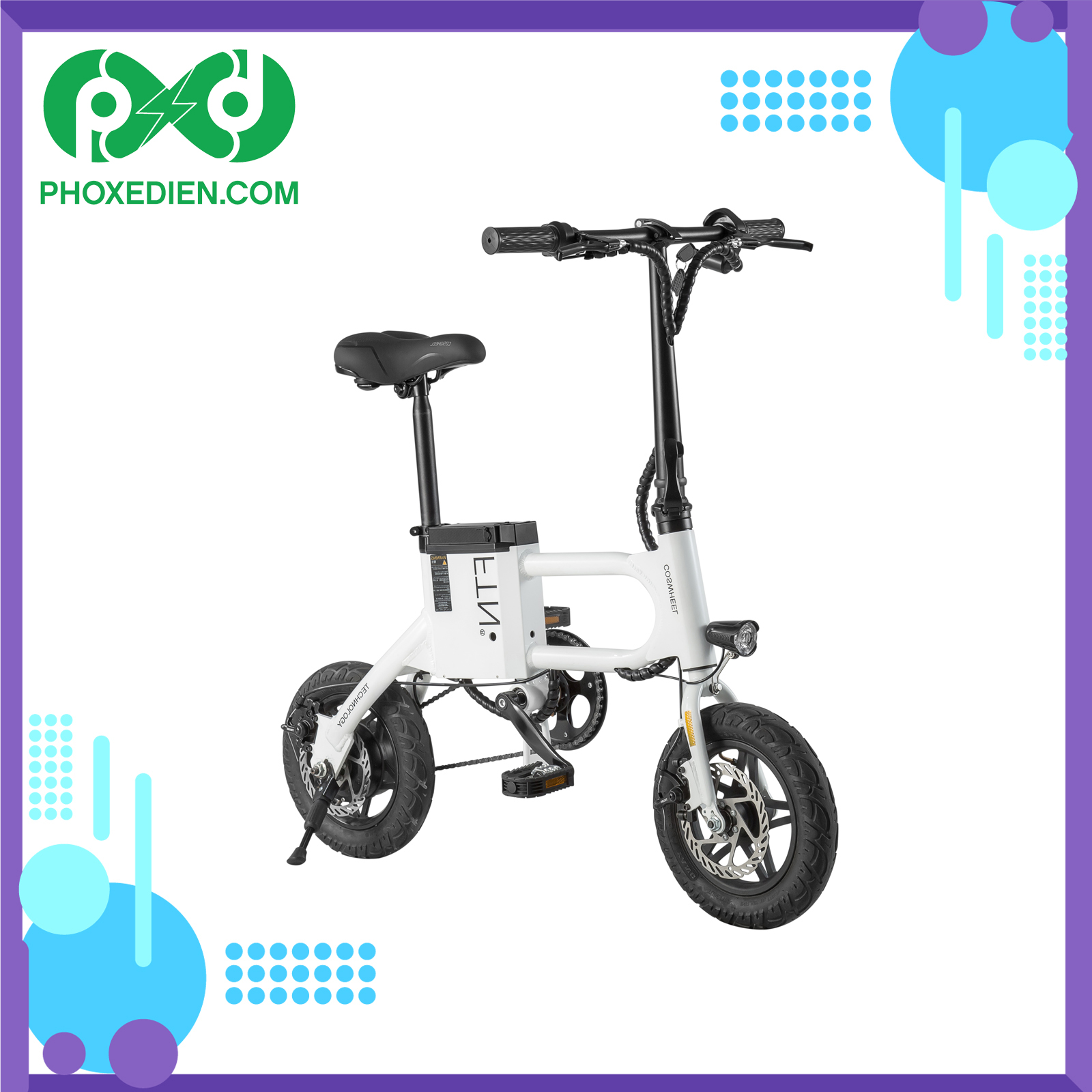 Xe đạp điện gấp Homesheel T2 với mức gia ưu đãi, hợp lí với mọi gia đình.