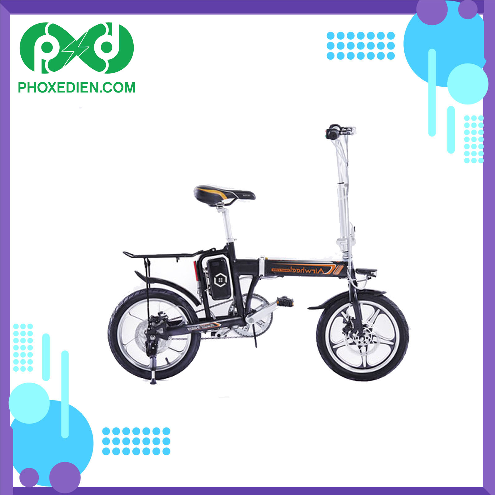 Xe đạp điện gấp Homesheel AIRWHEEL R5 thiết kế nhỏ gọn, tiện lợi.