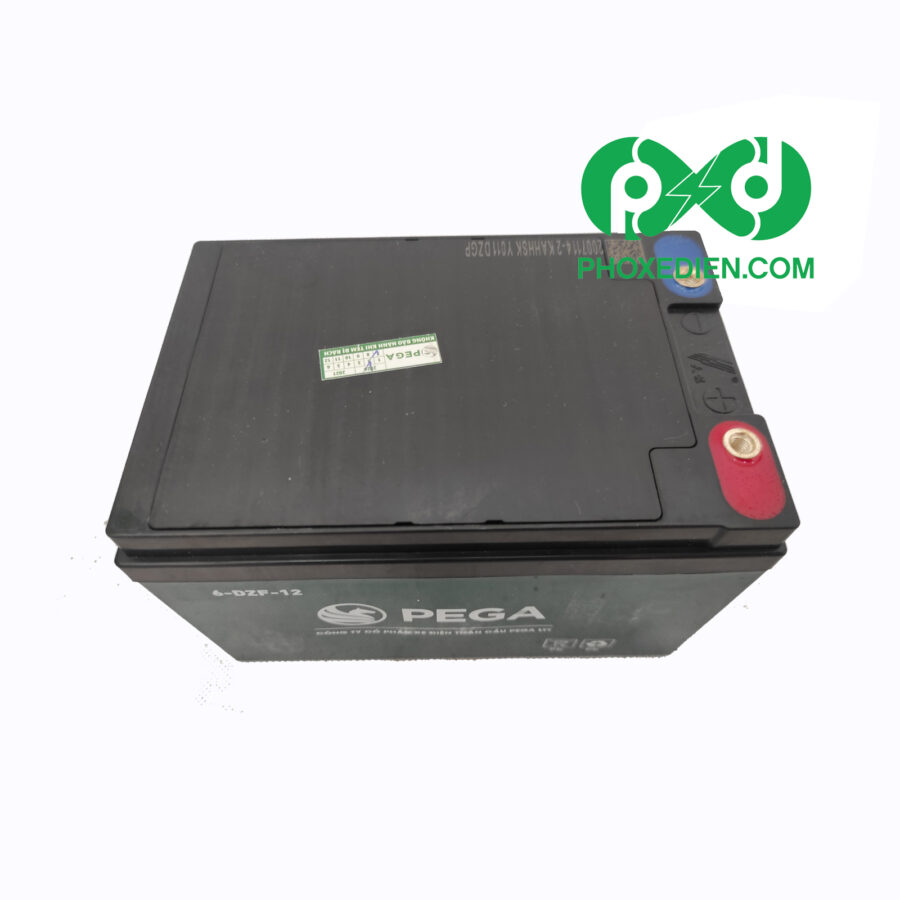 Bình ắc quy cho xe đạp điện Pega 12V-12Ah - Ảnh 2