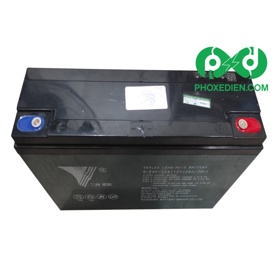 Bình ắc quy cho xe máy điện Pega S (eSH|eSP) 12V-32Ah - Ảnh 2