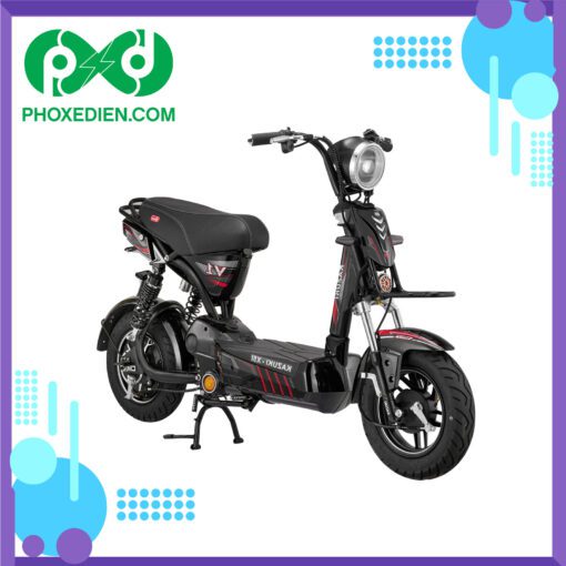 Xe đạp điện KAZUKI-X5I V1 - Màu đen đỏ