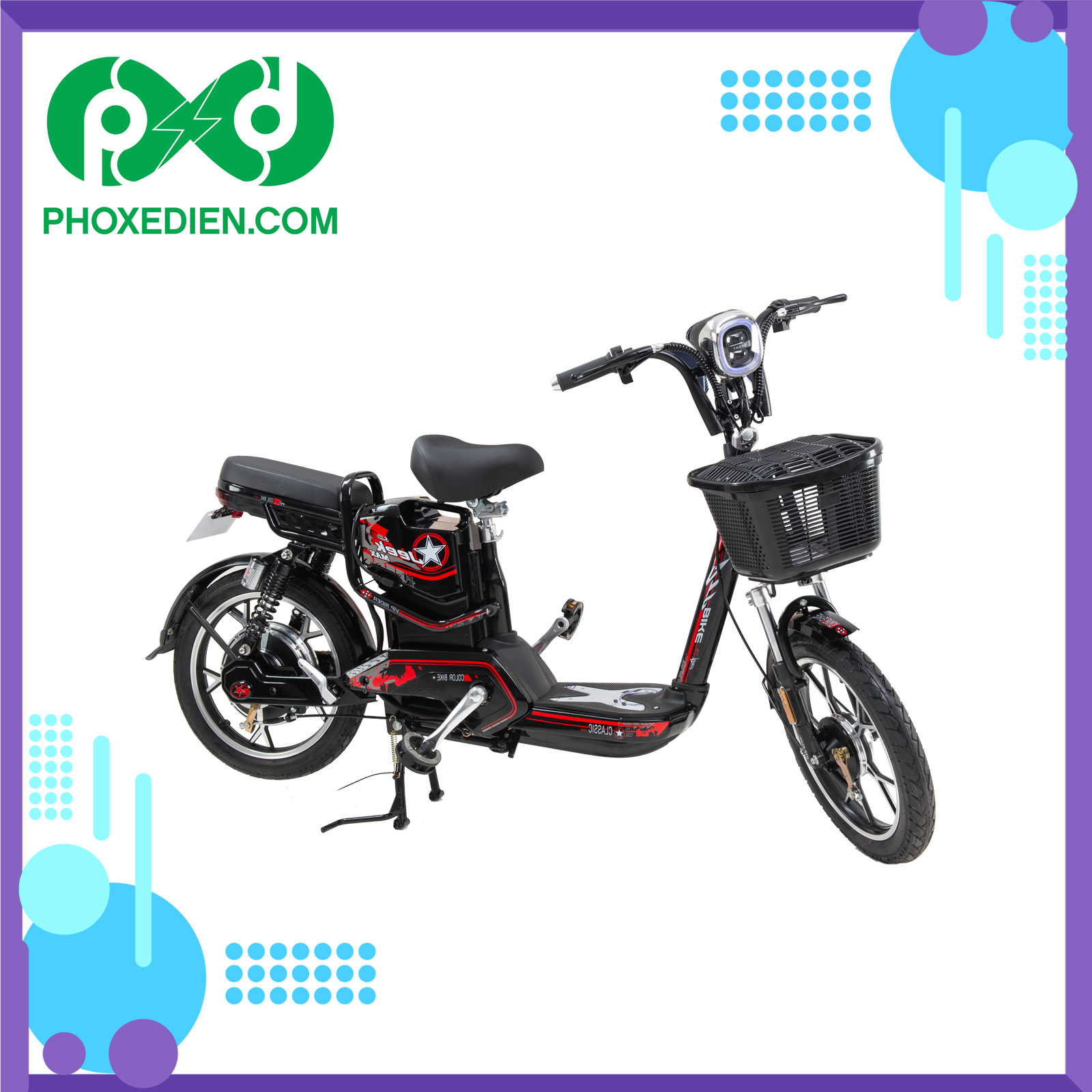 Xe đạp điện DTP Jeek Max với thiết kế như dòng bình thường nhưng vận tốc khá cao 37 km/h.