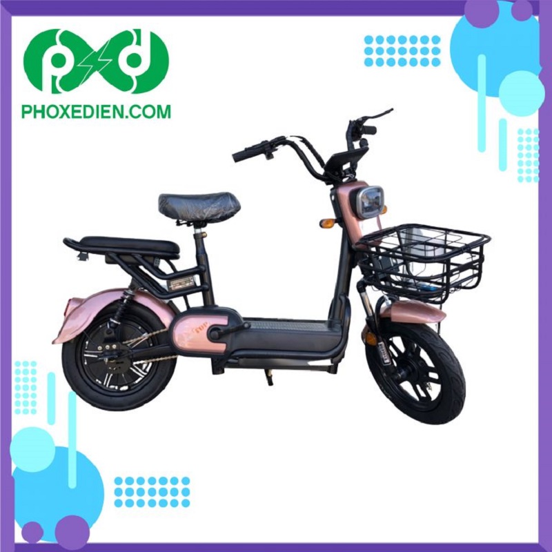 Xe điện mini 2021 màu hồng