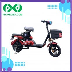 Xe đạp điện Lixi his - Đỏ