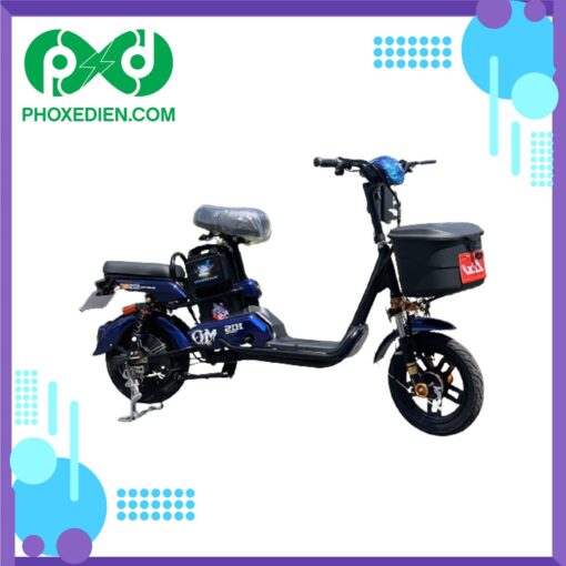 Xe đạp điện Lixi his - Xanh dương