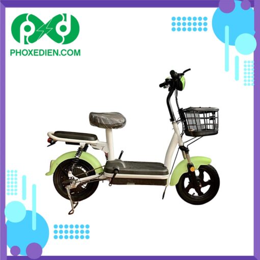Xe đạp điện mini - Màu xanh lá