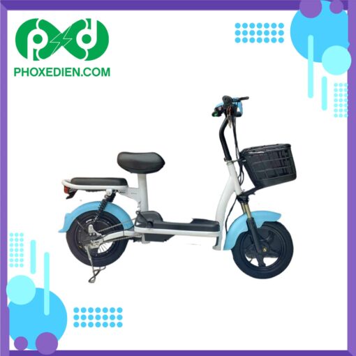 Xe đạp điện mini - Xanh ngọc
