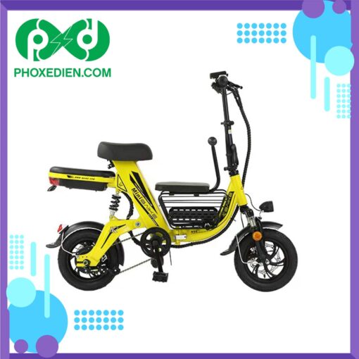 Xe đạp điện gấp Theli 2022 - Màu vàng