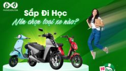 Những điều nên biết về các loại xe máy điện dành cho học sinh