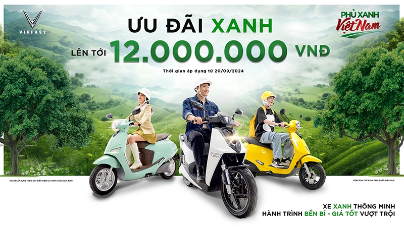 VinFast phát động chiến dịch “Phủ xanh Việt Nam” – Chung tay kiến tạo tương lai vàng son của dân tộc 3 uu-dai-xanh