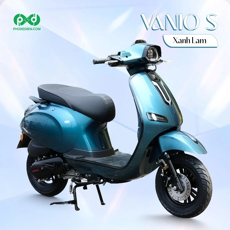 Xe Ga 50cc DVMotor VANIO S 8 VANIO-S-Xanh-Lam-4.5L-Phoxedien-25300