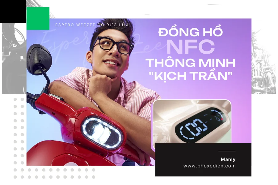 Top 6 xe đạp điện cho nam đẹp khẳng định cá tính mạnh mẽ 5 espero-weezee-do-ruc-lua