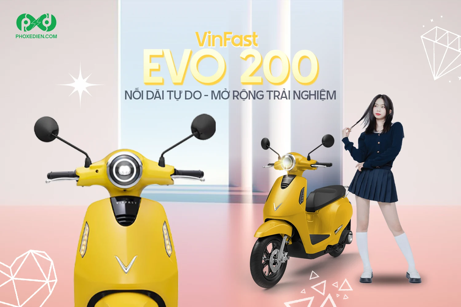 Mách bạn Top 4 xe máy điện Vinfast cho học sinh sinh viên hot nhất 2025 3 xe-may-dien-vinfast-cho-hoc-sinh-sinh-vien-evo-200-phoxedien