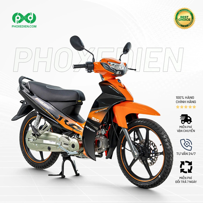 Xe Số 50CC Sirius ESPERO 50C2A-2 - mã màu cam