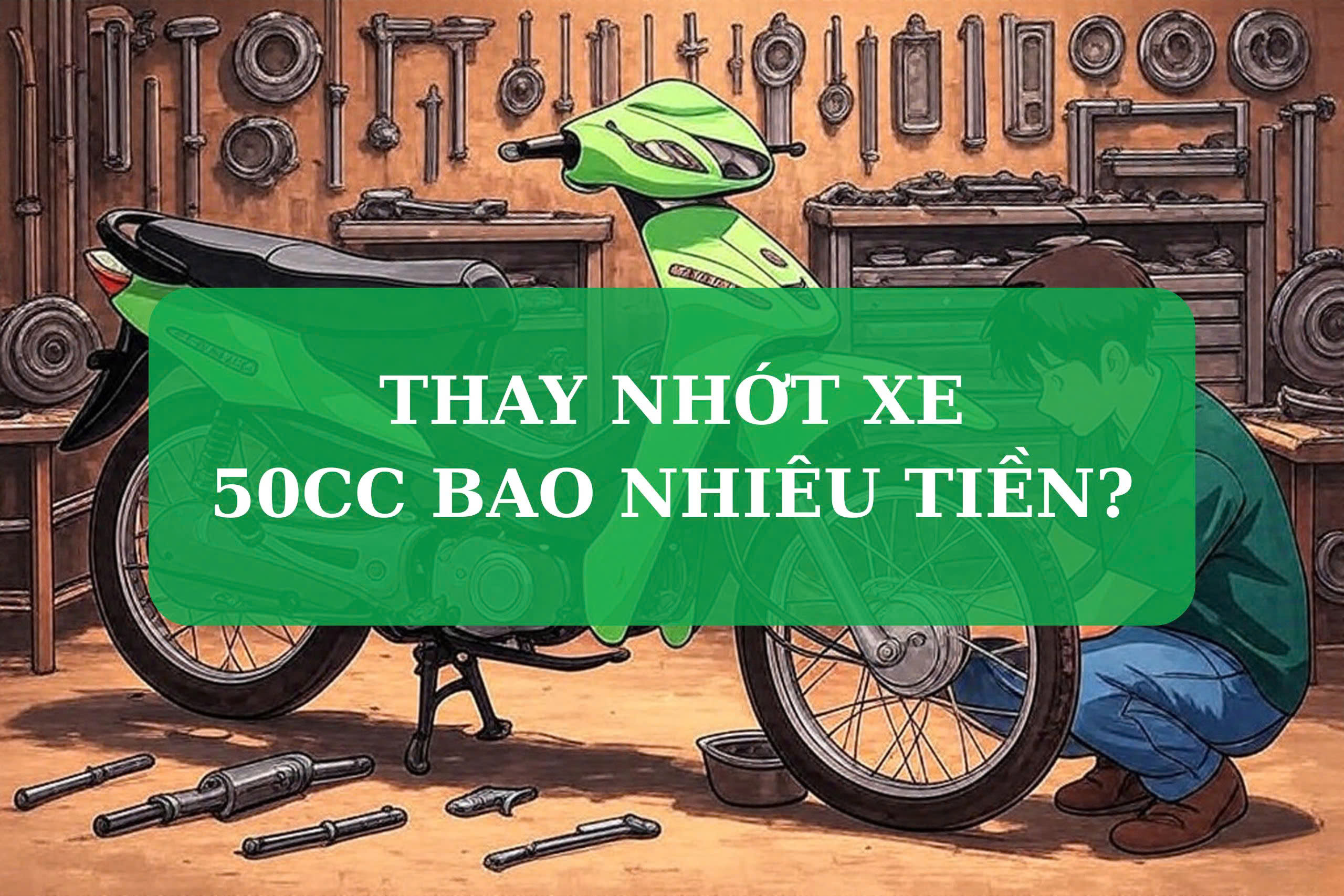 Thay nhớt xe 50cc bao nhiêu tiền? Loại nhớt tốt nhất? 9 Thay nhớt xe 50cc bao nhiêu tiền-Phố Xe Điện