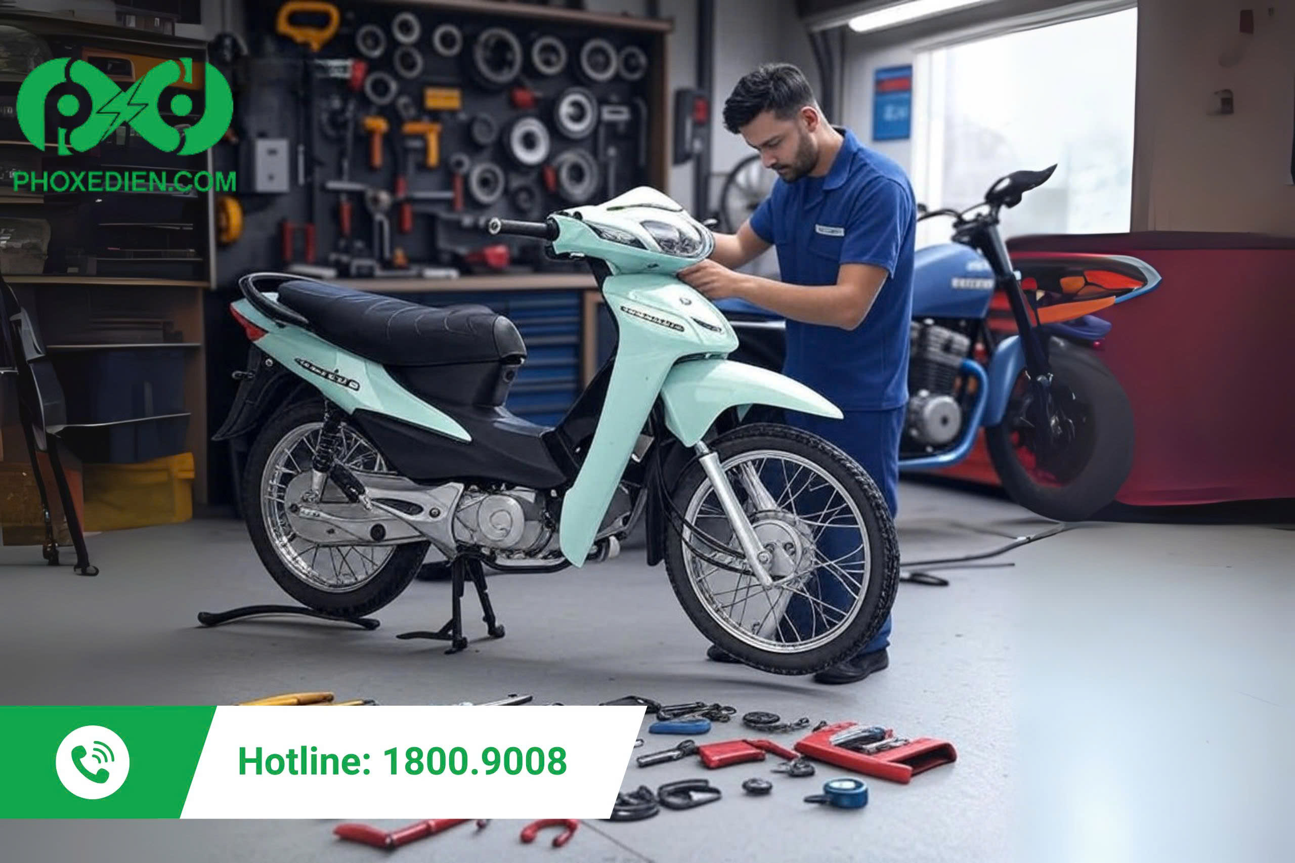 Thay nhớt xe 50cc bao nhiêu tiền? Loại nhớt tốt nhất? 3 Tiệm sửa xe thay nhớt 50cc-Phố Xe Điện