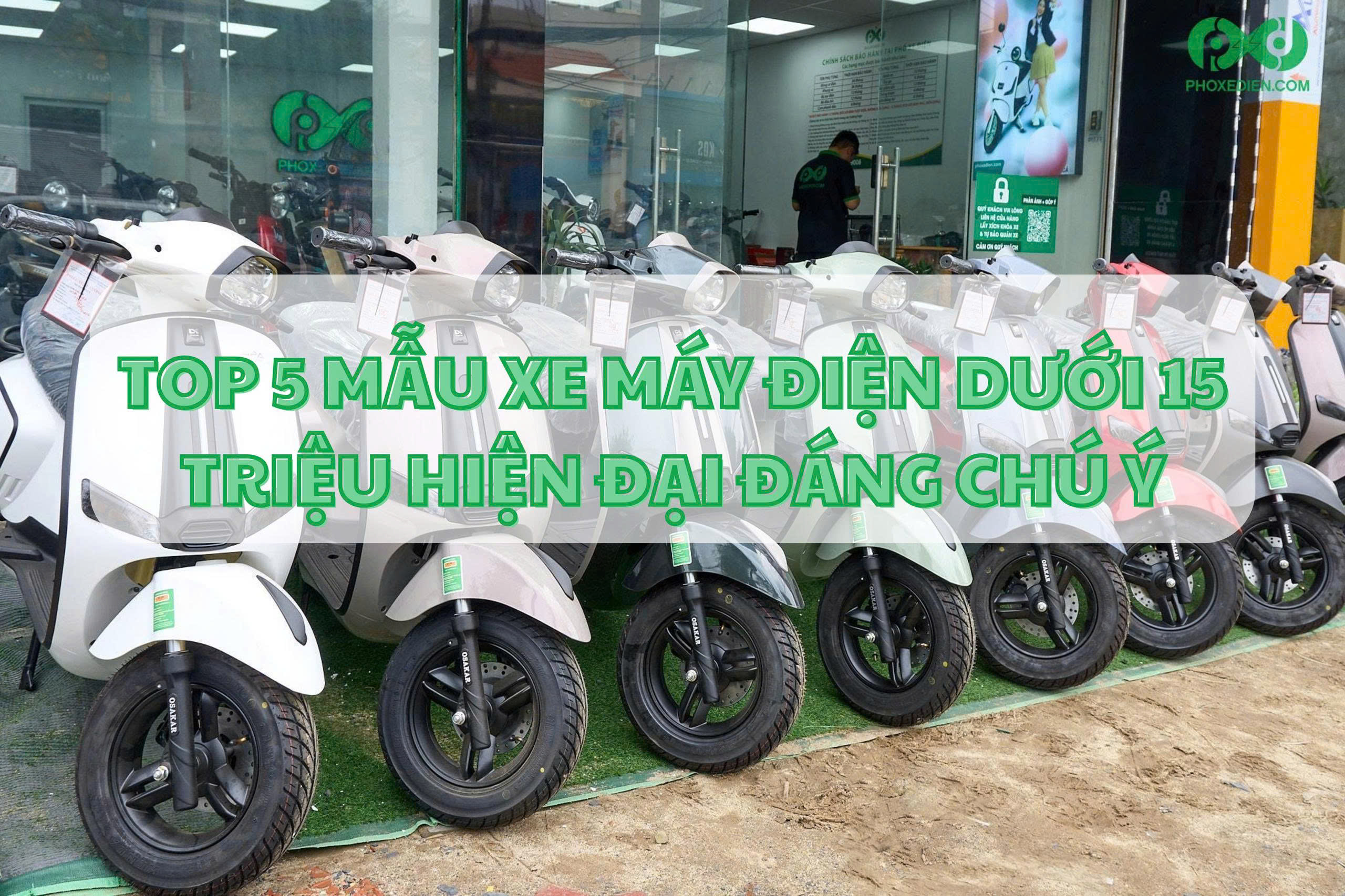 Top 5 mẫu xe máy điện dưới 15 triệu hiện đại đáng chú ý 1 Top 5 mẫu xe máy điện dưới 15 triệu hiện đại đáng chú ý