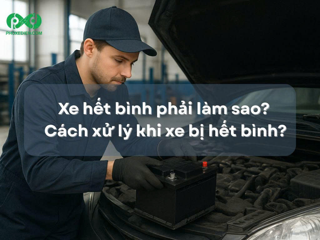 Xe hết bình phải làm sao? Cách xử lý khi xe bị hết bình? 6 Xe hết bình phải làm sao - Cách xử lý khi xe bị hết bình - Phố Xe Điện