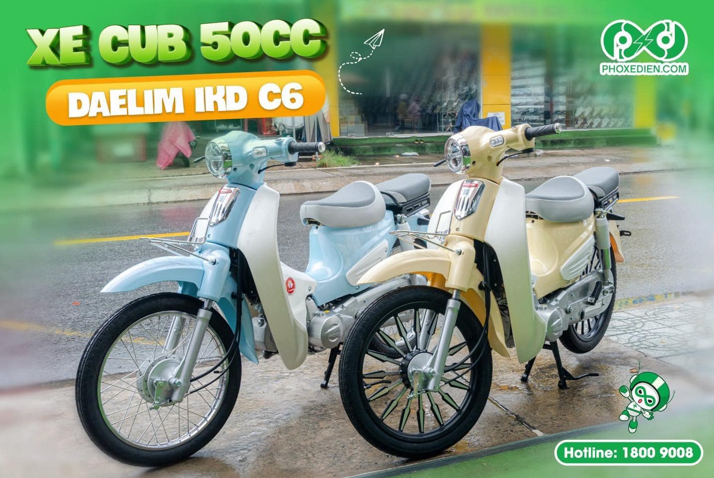 Xe Cub DaelimIKD C6New