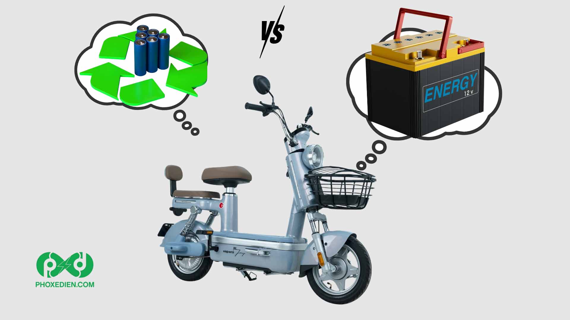 Xe đạp điện chạy bằng pin lithium - Xu hướng di chuyển xanh 2 Lợi ích vượt trội của xe điện chạy pin so với ắc quy truyền thống