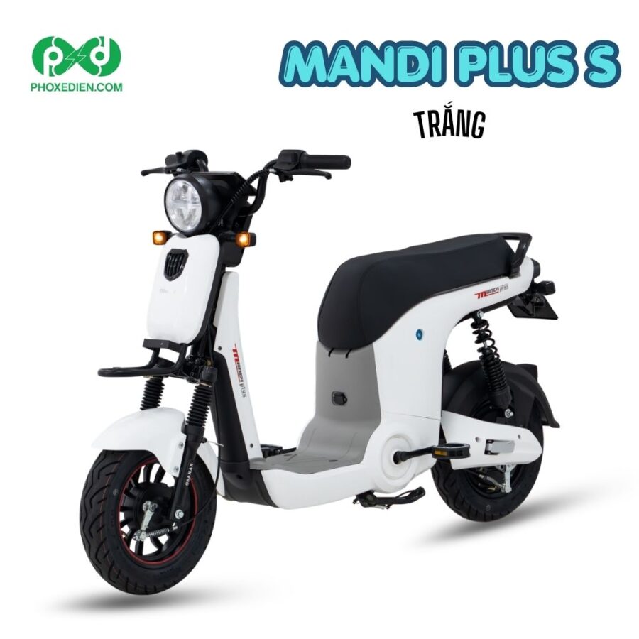 Xe điện Mandi Plus S trắng