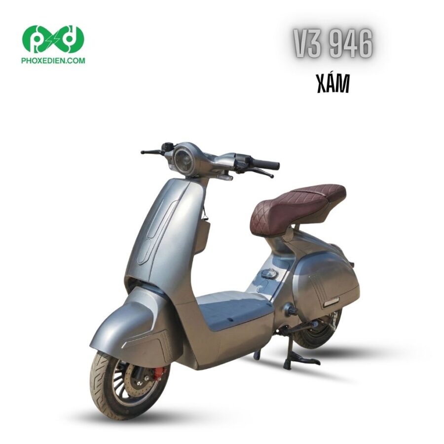 Xe điện V3 946 ( ưu đãi trong tháng ) 3 Xe điện V3 946 xám