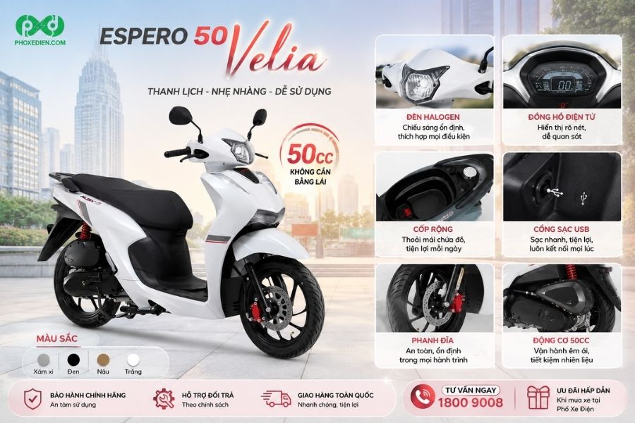Xe ga 50cc Espero Velia