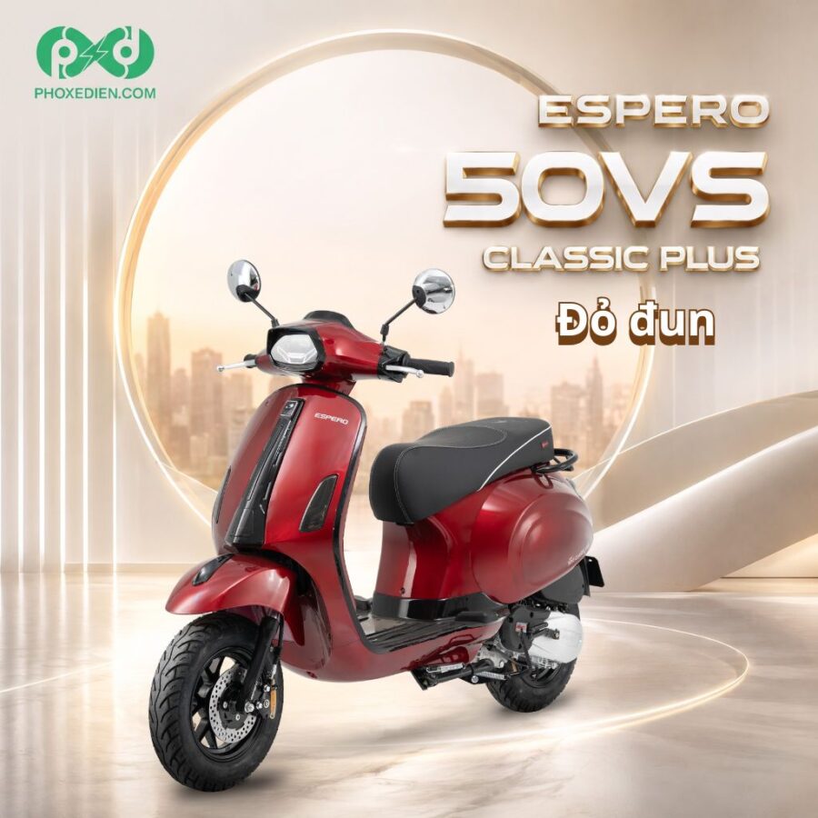 Xe ga ESPERO 50VS Classic Plus đỏ đun
