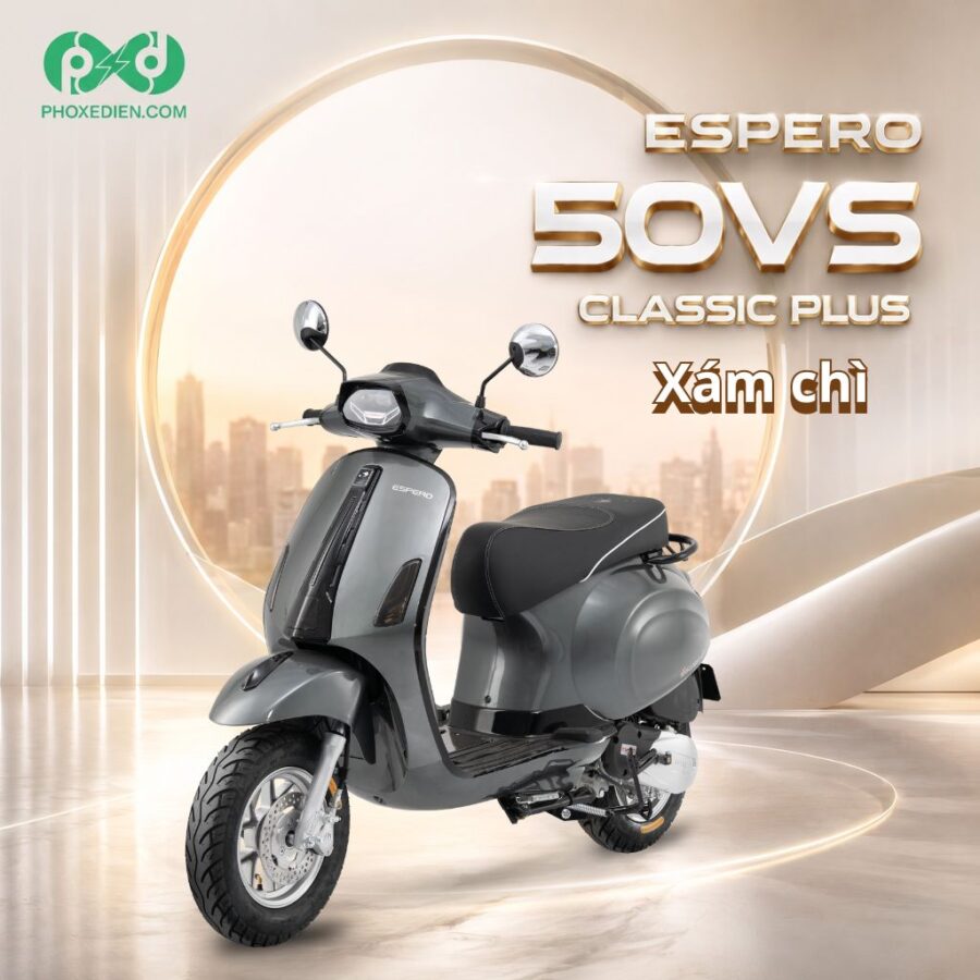 Xe ga ESPERO 50VS Classic Plus xám chì